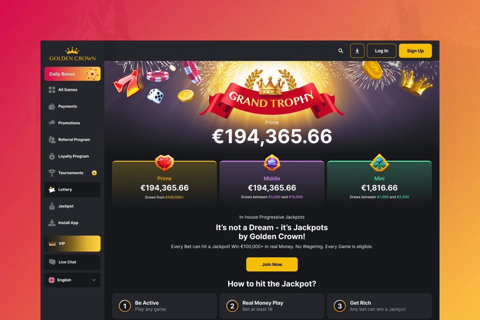 GoldenCrown · Star Crown screen 3